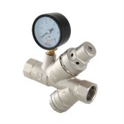Клапан подпиточный с фильтром и манометром Valtec 1/2 VT.515.N.04 Клапан подпиточный с фильтром и манометром Valtec 1/2 VT.515.N.04