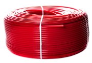 Труба для теплого пола красная STOUT 16х2 PEX-a SPX-0002-001620 из сшитого полиэтилена бухта 200 метров Труба для теплого пола красная STOUT 16х2 PEX-a SPX-0002-001620 из сшитого полиэтилена бухта 200 метров