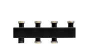 Стальной распределительный коллектор Rommer 2 контура 1"x1 1/4"