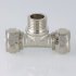 Фитинг обжимной тройник VALTEC VTm.333.N.260626 26x1"x26 с переходом на наружную резьбу Фитинг обжимной тройник VALTEC VTm.333.N.260626 26x1"x26 с переходом на наружную резьбу