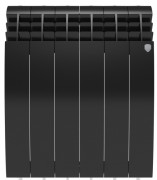 Радиатор алюминиевый Royal Thermo BiLiner 500 Noir Sable 6 секций Радиатор алюминиевый Royal Thermo BiLiner 500 Noir Sable 6 секций