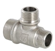 Тройник переходной Valtec 3/4"х1/2"х3/4 VTr.131.RN.050405
