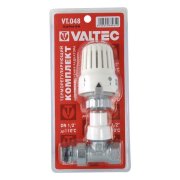 Клапан с термостатической головкой для радиатора прямой Valtec 1/2 VT.048.N.04 Клапан с термостатической головкой для радиатора прямой Valtec 1/2 VT.048.N.04