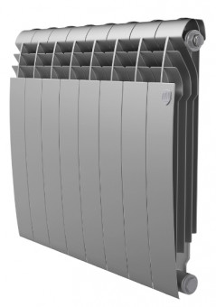 Радиатор алюминиевый Royal Thermo BiLiner 500 Silver Satin 6 секций Радиатор алюминиевый Royal Thermo BiLiner 500 Silver Satin 6 секций