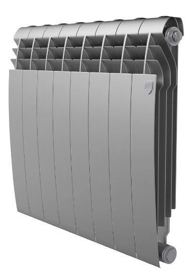 Радиатор алюминиевый Royal Thermo BiLiner 500 Silver Satin 6 секций Радиатор алюминиевый Royal Thermo BiLiner 500 Silver Satin 6 секций