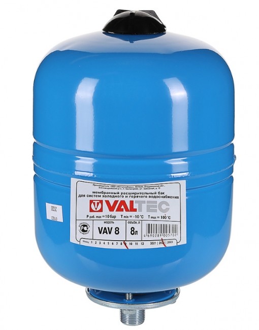Гидроаккумулятор VALTEC 12 литров для ХВС VT.AV.B.060012 Гидроаккумулятор VALTEC 12 литров для ХВС VT.AV.B.060012