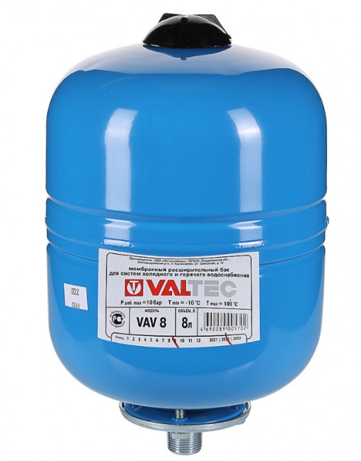Гидроаккумулятор VALTEC 24 литра для ХВС VT.AV.B.060024 Гидроаккумулятор VALTEC 24 литра для ХВС VT.AV.B.060024