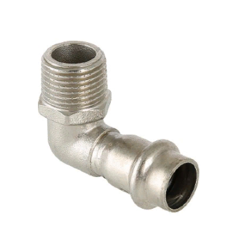 Угольник из нержавеющей стали 90 градусов Valtec 15х1/2 Угольник из нержавеющей стали 90 градусов Valtec 15х1/2
