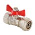Кран шаровый под обжим Valtec 16мм x 1/2 VT.342 Кран шаровый под обжим Valtec 16мм x 1/2 VT.342