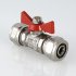 Кран шаровый под обжим бабочка Valtec 16 VT.343.N.1616 Кран шаровый под обжим бабочка Valtec 16 VT.343.N.1616