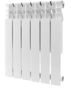 Радиатор алюминиевый ROMMER Plus AL 500/100 6 секций Радиатор алюминиевый ROMMER Plus AL 500/100 6 секций