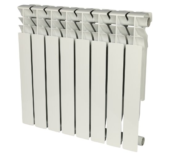 Радиатор алюминиевый ROMMER Plus AL 500/100 8 секций Радиатор алюминиевый ROMMER Plus AL 500/100 8 секций