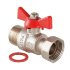 Кран шаровый с накидной гайкой 1" VT.260.N.0606