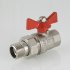Кран шаровый с накидной гайкой Valtec 1 VT.227.N.06 Кран шаровый с накидной гайкой Valtec 1 VT.227.N.06