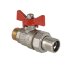 Кран шаровый с накидной гайкой Valtec 1/2 VT.226 ММ Кран шаровый с накидной гайкой Valtec 1/2 VT.226 ММ