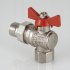 Кран шаровый с накидной гайкой угловой Valtec 1 VT.228.N.06 Кран шаровый с накидной гайкой угловой Valtec 1 VT.228.N.06