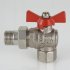 Кран шаровый с накидной гайкой угловой Valtec 3/4 VT.228.N.05 Кран шаровый с накидной гайкой угловой Valtec 3/4 VT.228.N.05