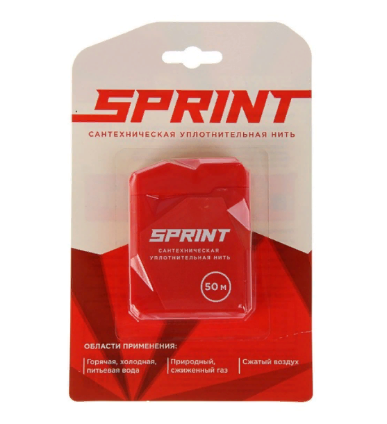 Нить уплотнительная Sprint 50 м бокс Нить уплотнительная Sprint 50 м бокс