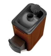 Дровяная банная печь TMF АНГАРА 2012 Inox ДА ЗК терракота Дровяная банная печь TMF АНГАРА 2012 Inox ДА ЗК терракота