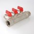 Коллектор с отсекающими кранами Valtec 3/4*3*1/2 VT.580 Коллектор с отсекающими кранами Valtec 3/4*3*1/2 VT.580