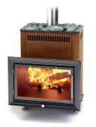 Дровяная печь для бани TMF ВИТРУВИЯ 2 Inox БСЭ терракота Дровяная печь для бани TMF ВИТРУВИЯ 2 Inox БСЭ терракота