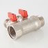 Коллектор с отсекающими кранами Valtec 1"х2 выхода Евроконус 3/4 VTc.580.NE.0602 Коллектор с отсекающими кранами Valtec 1"х2 выхода Евроконус 3/4 VTc.580.NE.0602