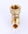 Тройник аксиальный Valtec 25х3/4 VTm.432.BG.250525 с переходом на внутреннюю резьбу Тройник аксиальный Valtec 25х3/4 VTm.432.BG.250525 с переходом на внутреннюю резьбу