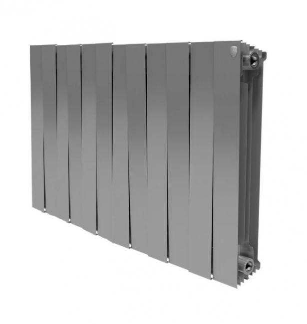 Радиатор биметаллический Royal Thermo Piano Forte 500 Silver Satin 4 секции Радиатор биметаллический Royal Thermo Piano Forte 500 Silver Satin 4 секции