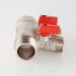 Коллектор с отсекающими кранами Valtec 1"х3 выхода Евроконус 3/4 VTc.580.NE.0603 Коллектор с отсекающими кранами Valtec 1"х3 выхода Евроконус 3/4 VTc.580.NE.0603