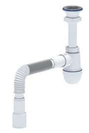 Сифон Ани 1 1/2"х40 с гибкой трубой 40х40/50 С0115 Сифон Ани 1 1/2"х40 с гибкой трубой 40х40/50 С0115