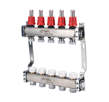 Коллекторный блок Valtec VTc.584.EMNX.0605 1", 5 x 3/4" евроконус