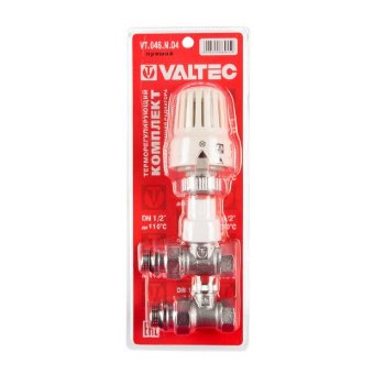 Комплект терморегулирующий для радиатора прямой Valtec 1/2 VT 046 N 4