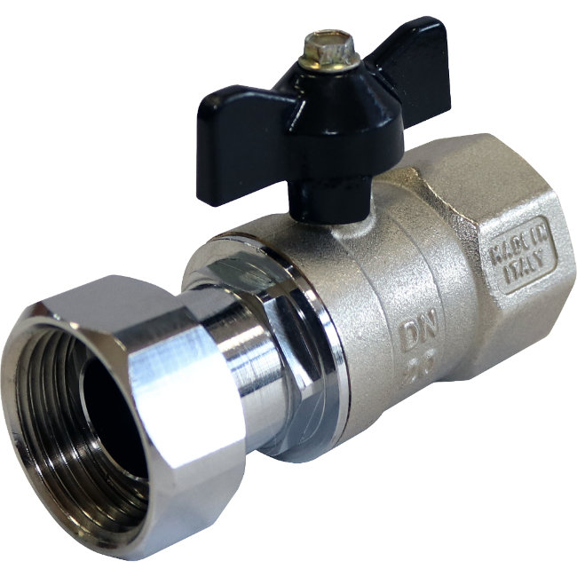 Кран шаровой угловой с накидной гайкой наружная резьба STOUT 3/4"х3/4" SVB-0010-000020 Кран шаровой угловой с накидной гайкой наружная резьба STOUT 3/4"х3/4" SVB-0010-000020