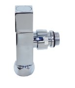Кран угловой для полотецесущителя квадратный TIM 1/2Mх3/4F