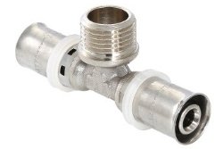 Фитинг пресс тройник VALTEC VTm.233.N.260526 26x3/4"x26 Фитинг пресс тройник VALTEC VTm.233.N.260526 26x3/4"x26
