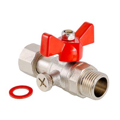 Кран для подключения  манометра 1/2"наружная - 1/2"внутренняя Valtec VT.806.N.0404