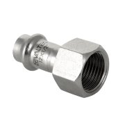 Соединитель из нержавеющей стали с внутренней резьбой Valtec15х1/2" Соединитель из нержавеющей стали с внутренней резьбой Valtec15х1/2"