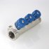 Коллектор с регулировочными вентилями и наружной резьбой Valtec 1*4*1/2 VT.560.N