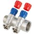 Коллектор с регулировочными вентилями Valtec 1*4*3/4 VT.560.NE Коллектор с регулировочными вентилями Valtec 1*4*3/4 VT.560.NE