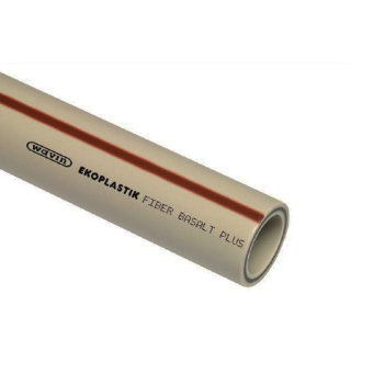 Труба полипропиленовая Ekoplastik Fiber Basalt Plus SDR 7.4 63х8,6 Труба полипропиленовая Ekoplastik Fiber Basalt Plus SDR 7.4 63х8,6