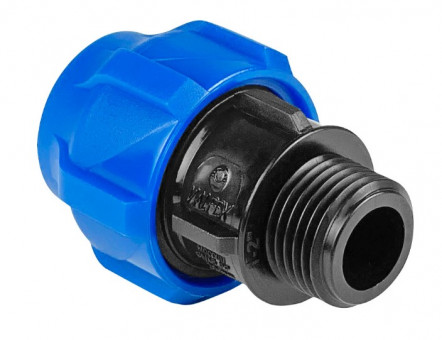 Муфта ПНД VALFEX 20х1/2 с наружной резьбой Муфта ПНД VALFEX 20х1/2 с наружной резьбой