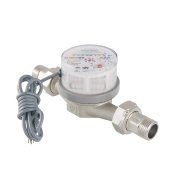 Счетчик воды Valtec VLF-15U-I универсальный с импульсным выходом cо сгонами 1/2", 80 мм (NEW) Счетчик воды Valtec VLF-15U-I универсальный с импульсным выходом cо сгонами 1/2", 80 мм (NEW)